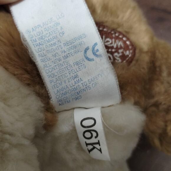 Vintage Lou Rankin Friends Applause Lanna Llama Alpaca 15" Plush Stuffed Animal - Picture 10 of 10